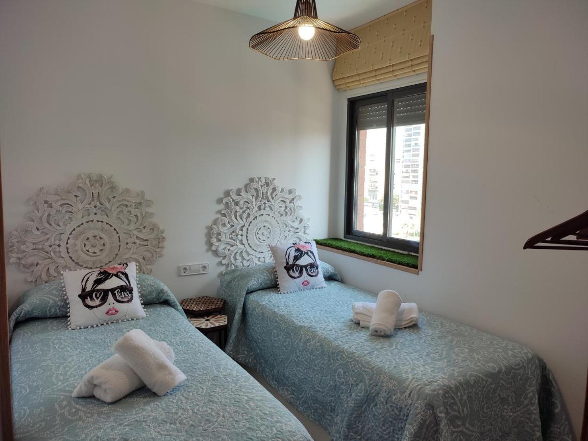 Junto Playa Levante Con Terraza Chill-Out-2 Wcs-A Estrenar Gemelos 23 Бенидорм Екстериор снимка